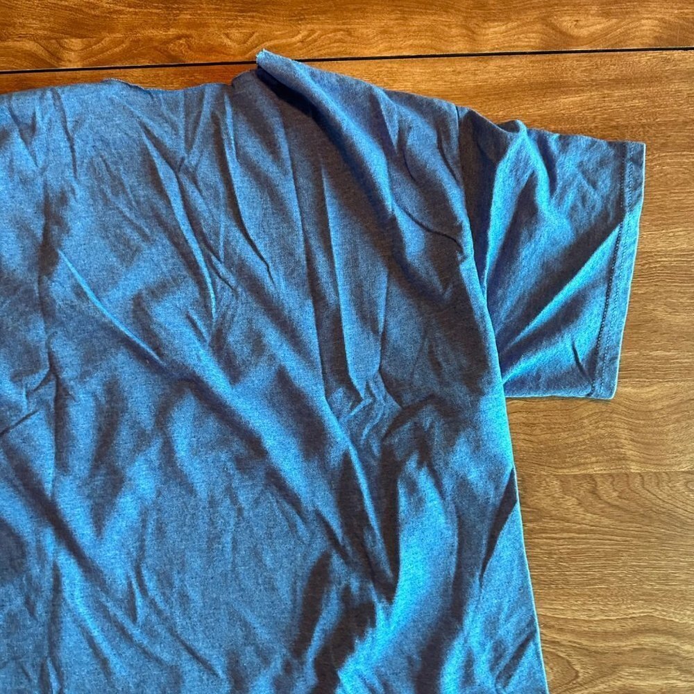 Gildan Dry Blend Blue Quartzsite Arizona Custom T-Shirt Size L - Picture 9 of 12